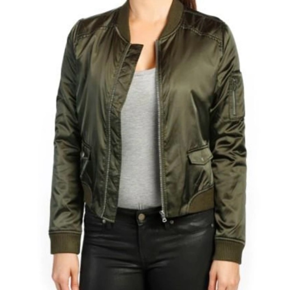 Olive Paige Bomber Jacket